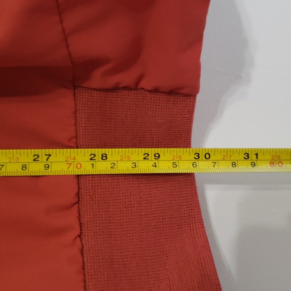 L.L. Bean Insulated Bomber Jacket Men XL Rust Orange Outdoor Work Trail Winter - Picture 4 of 12